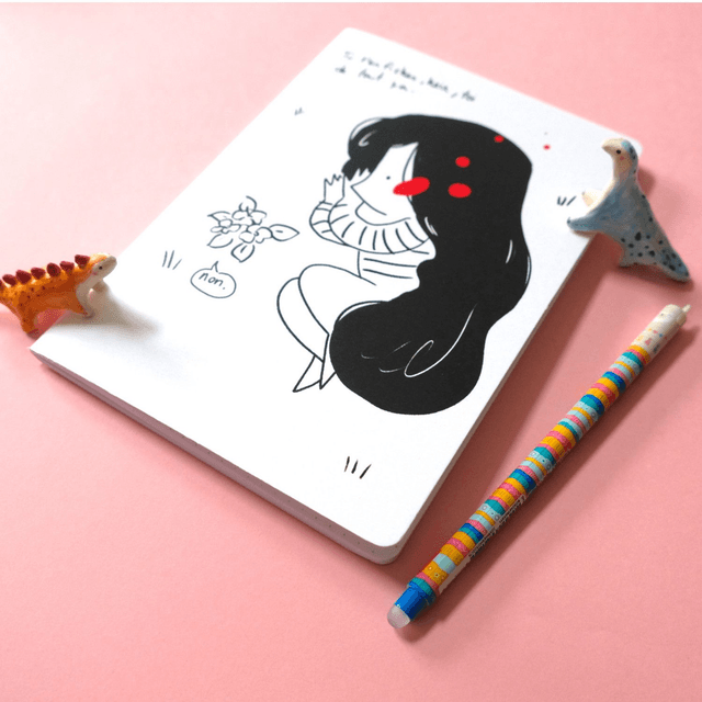 Carnet "Conversation avec une fleur"