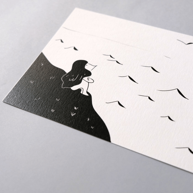La mer et les oiseaux