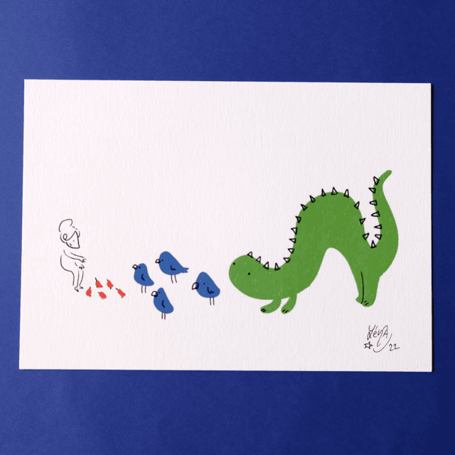 Nourrir les dinos 