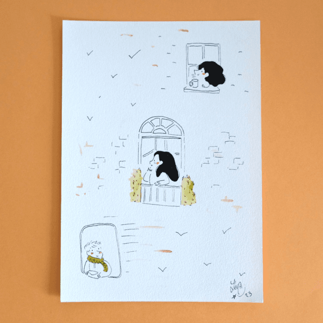 Par la fenêtre